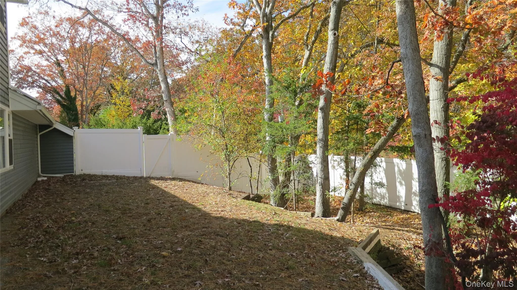 View of fenced backyard View of fenced backyard