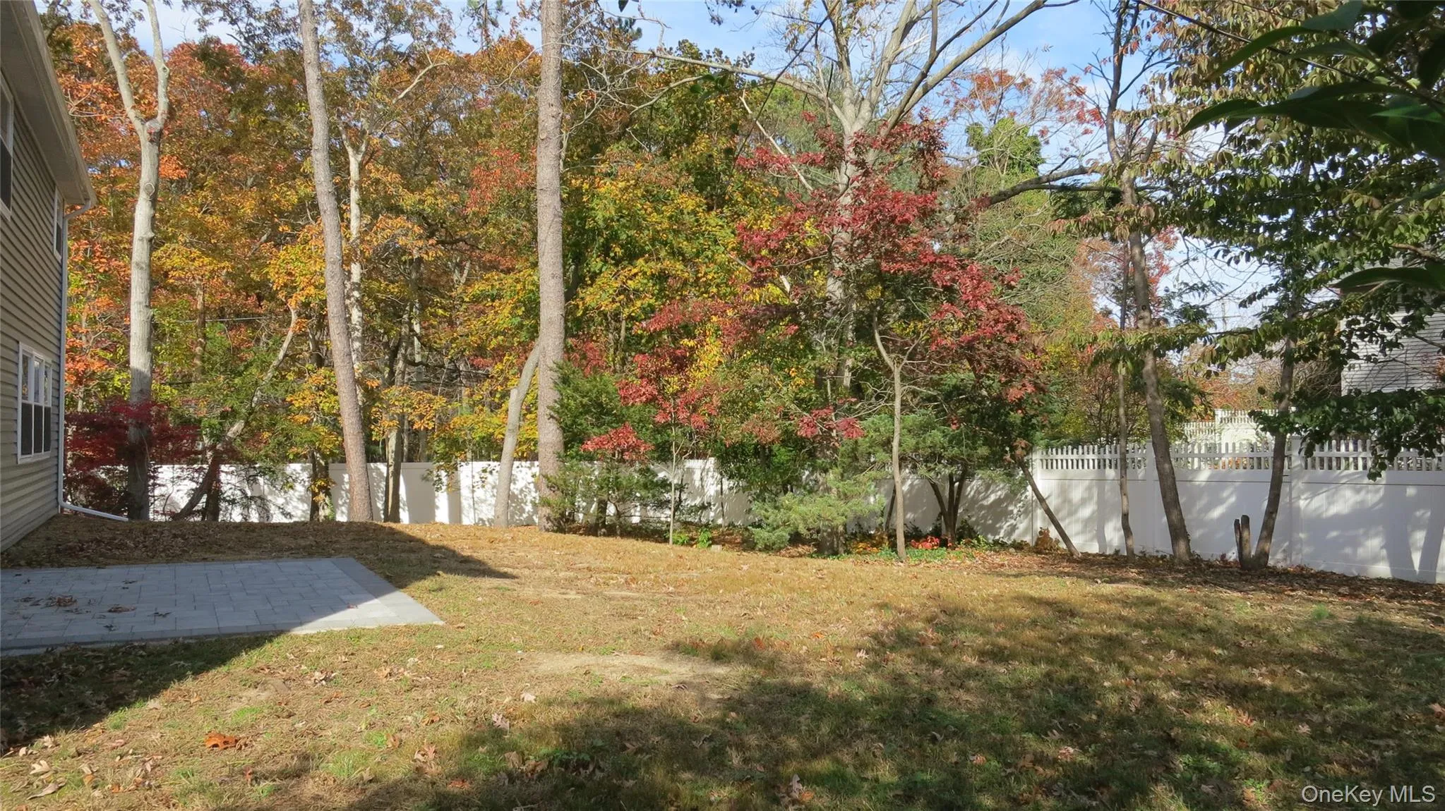 View of fenced backyard View of fenced backyard