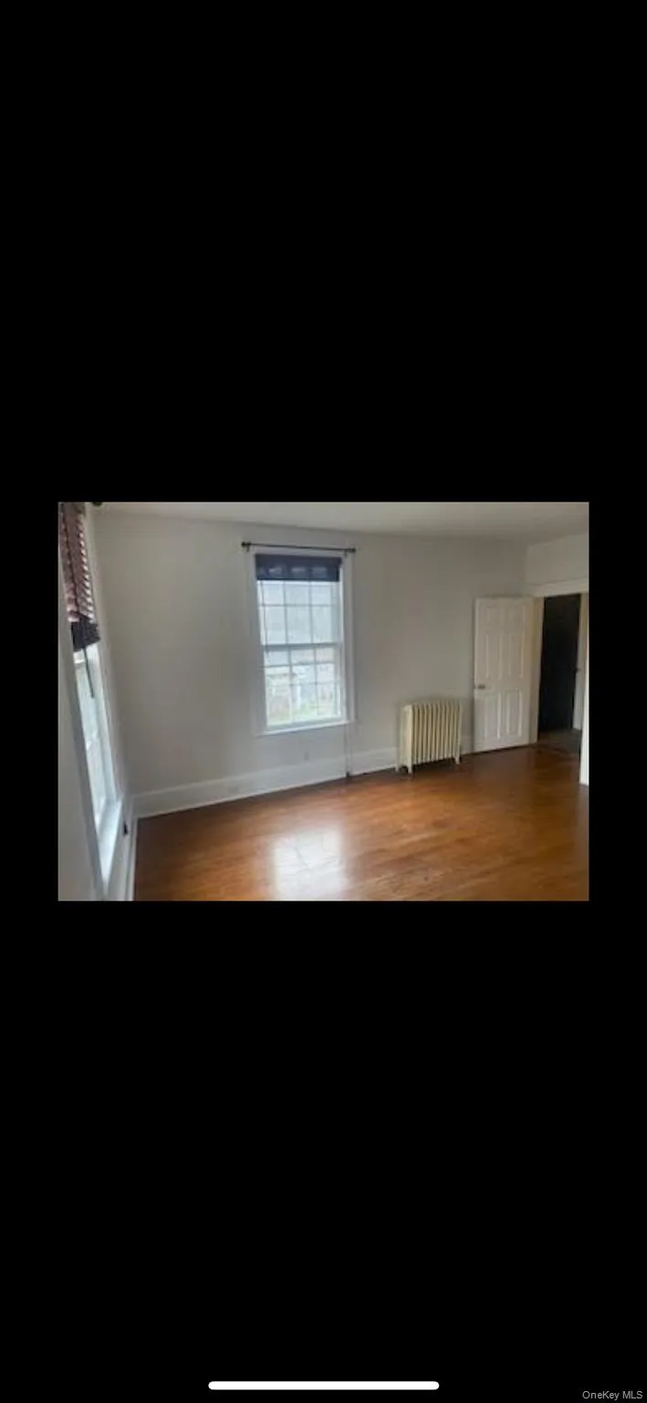Bonus room with radiator and light wood-style flooring Bonus room with radiator and light wood-style flooring