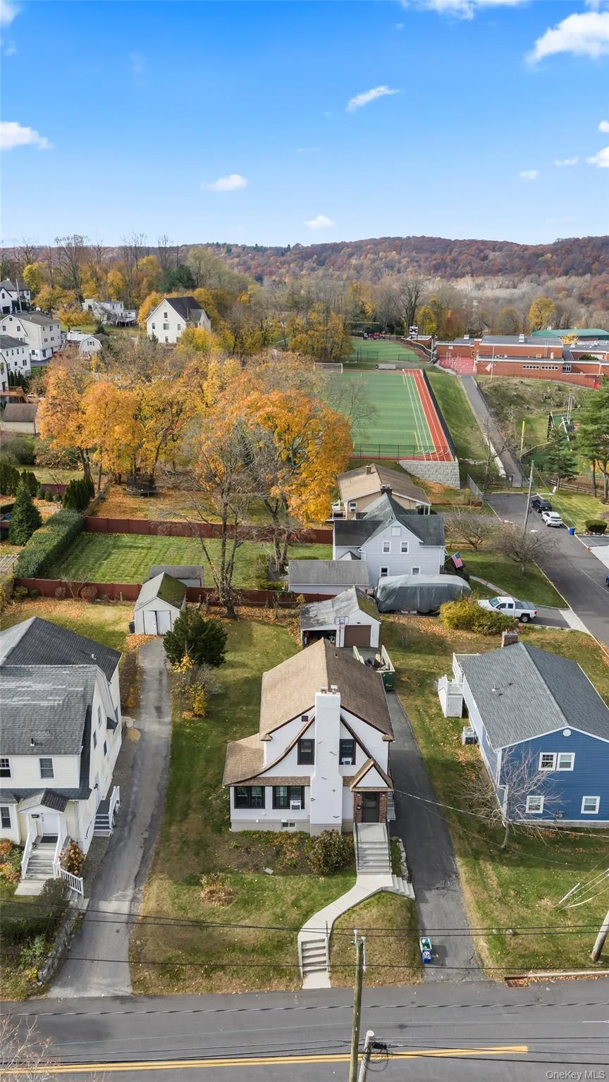 Aerial view of residential area Aerial view of residential area