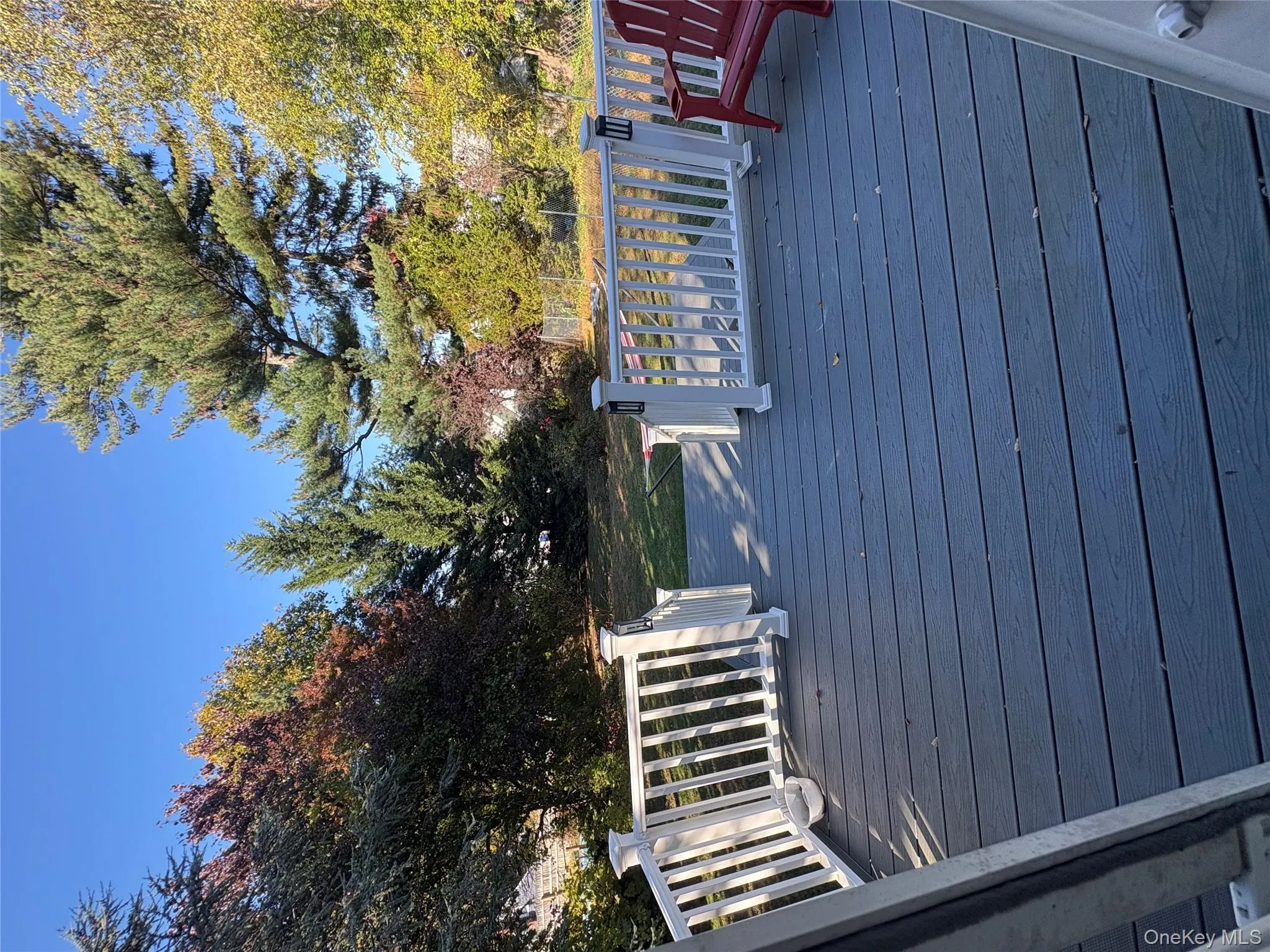 View of wooden deck View of wooden deck