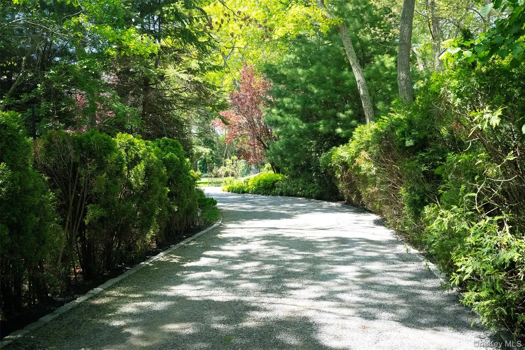 Sophisticated entrance year round seclusion with mature privacy perimeter landscaping. Sophisticated entrance year round seclusion with mature privacy perimeter landscaping.
