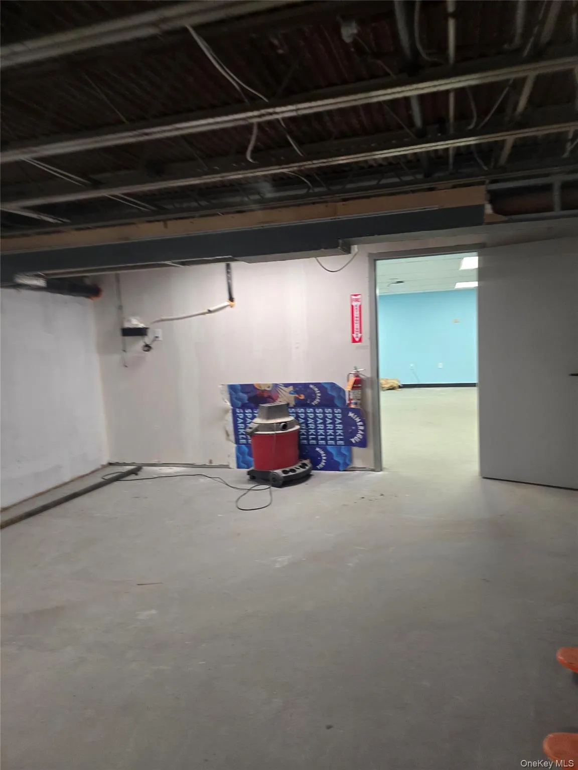 View of unfinished below grade area View of unfinished below grade area