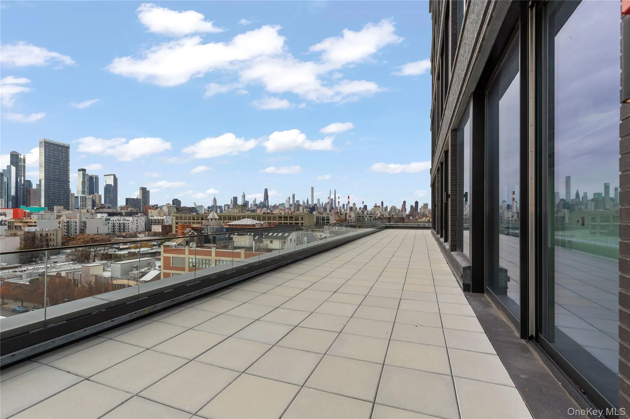 Balcony with a skyline view Balcony with a skyline view