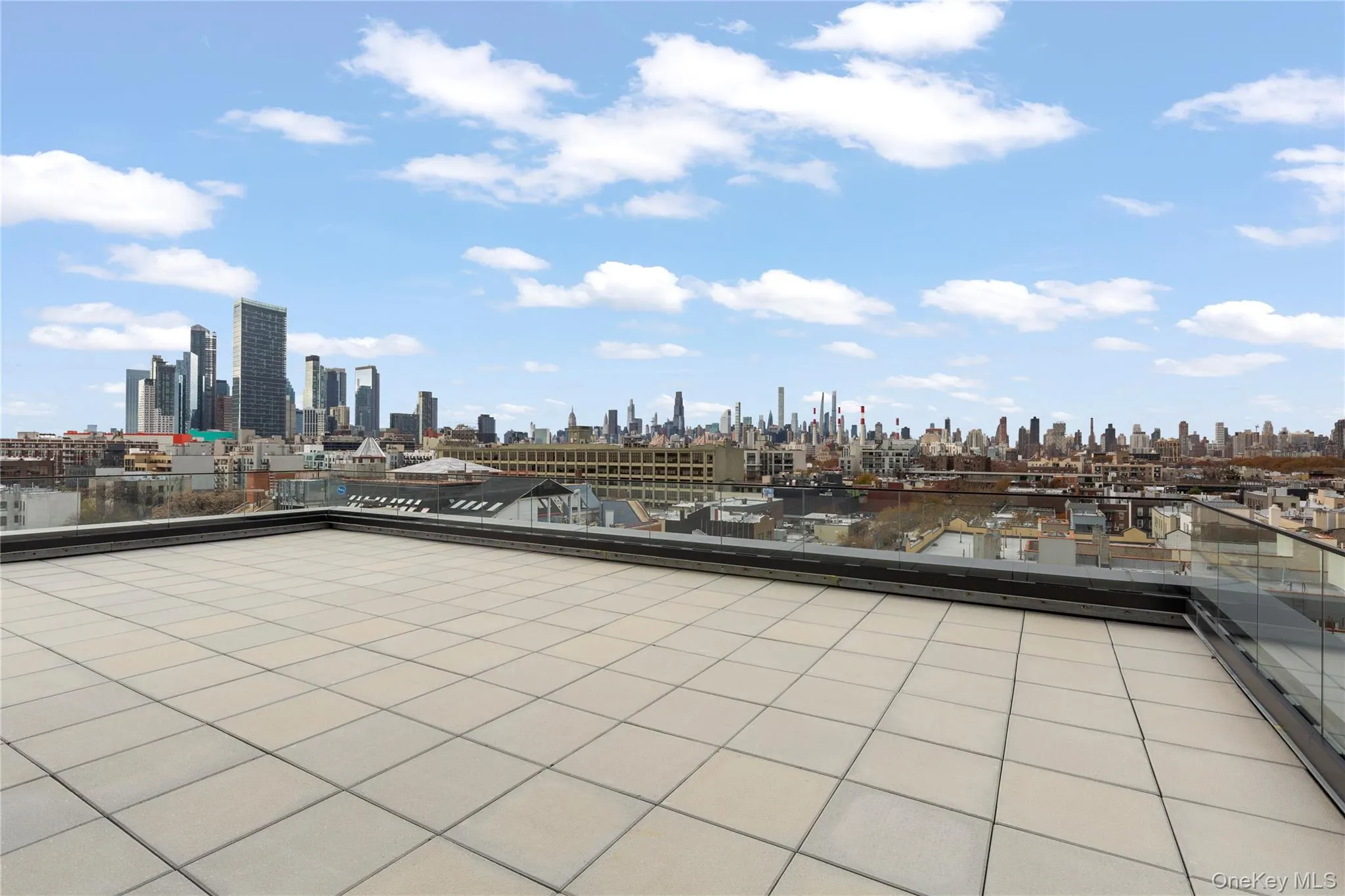 View of patio / terrace with a view of skyline View of patio / terrace with a view of skyline