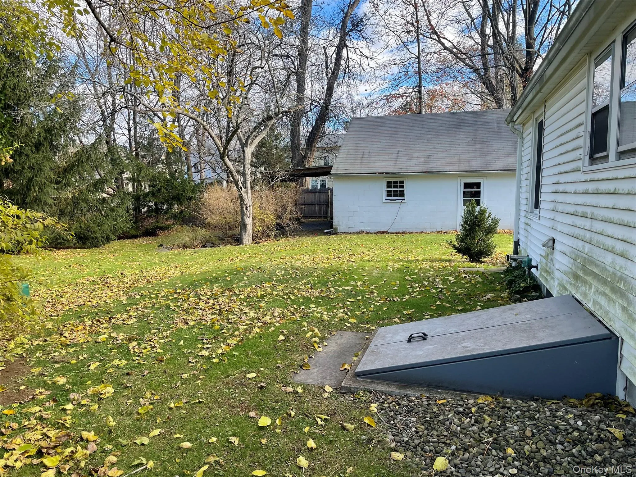View of grassy yard View of grassy yard