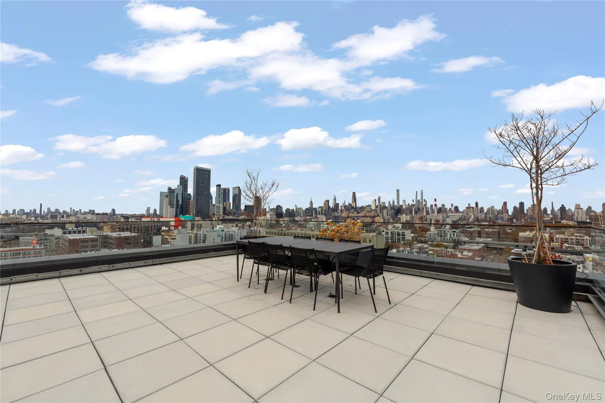 View of patio / terrace with a view of skyline View of patio / terrace with a view of skyline