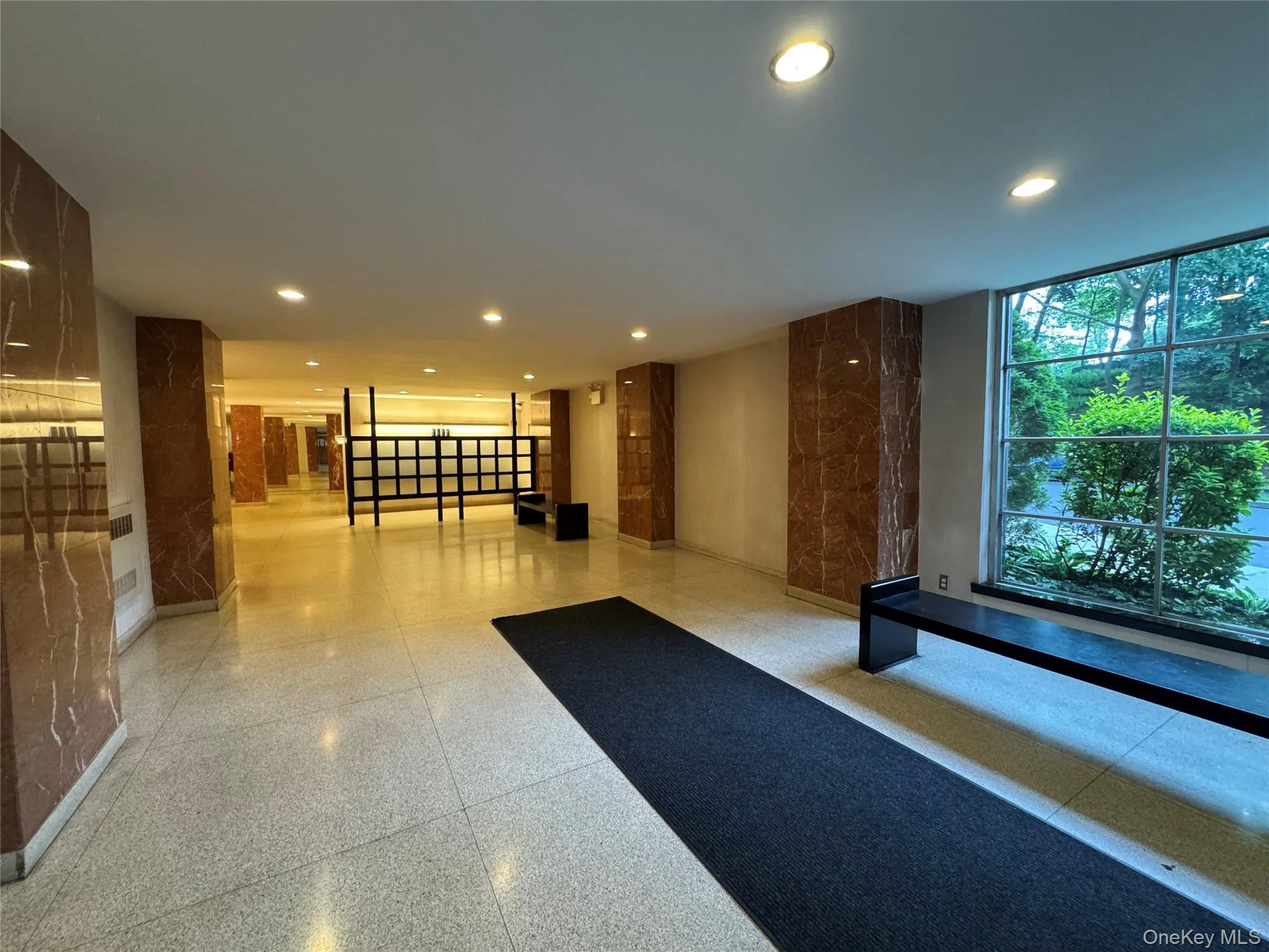 Common area with recessed lighting Common area with recessed lighting