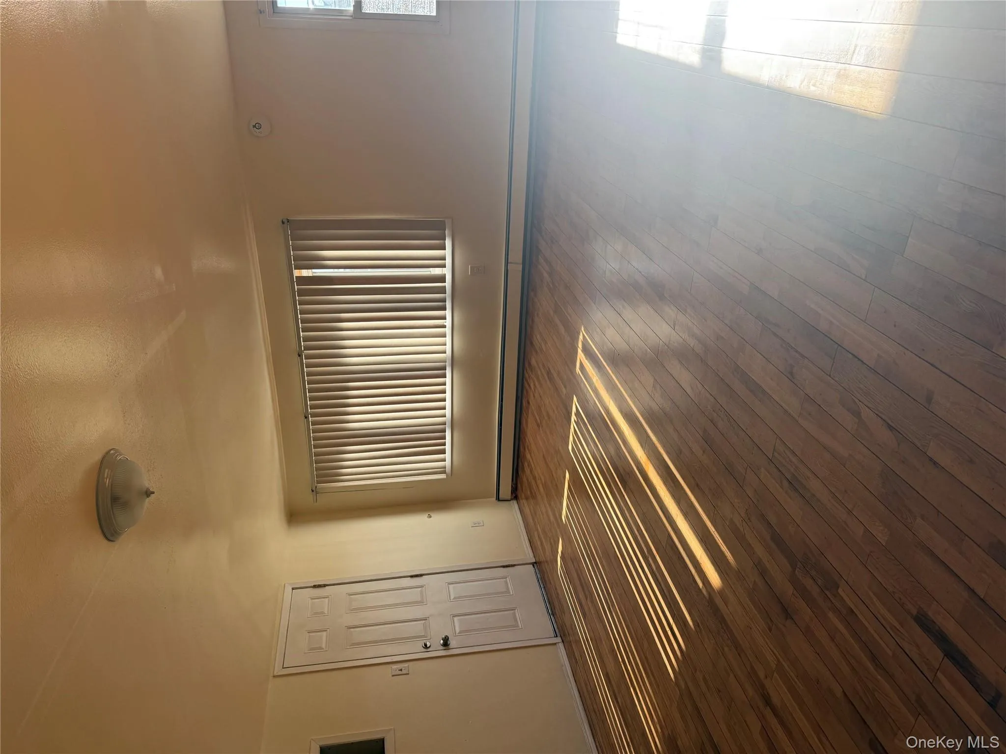 Spare room with a baseboard radiator and hardwood / wood-style flooring Spare room with a baseboard radiator and hardwood / wood-style flooring