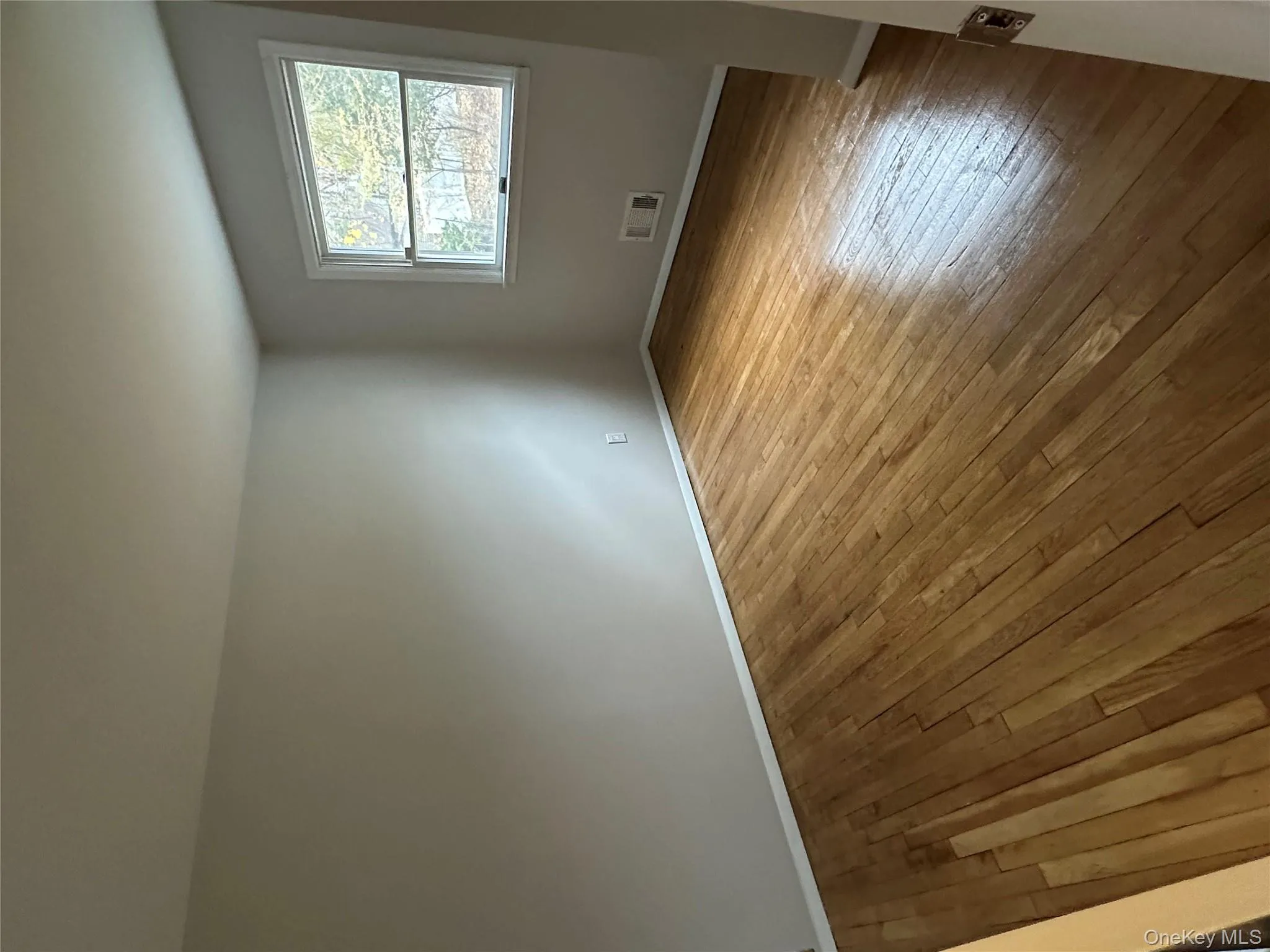 Spare room with wood-type flooring Spare room with wood-type flooring