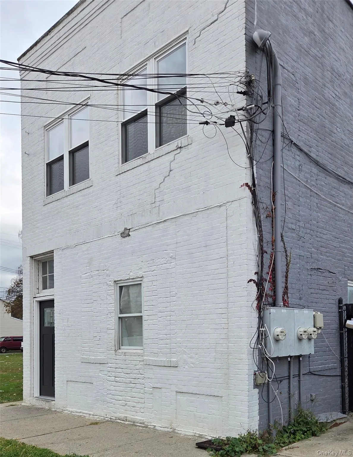 View of property exterior featuring brick siding View of property exterior featuring brick siding