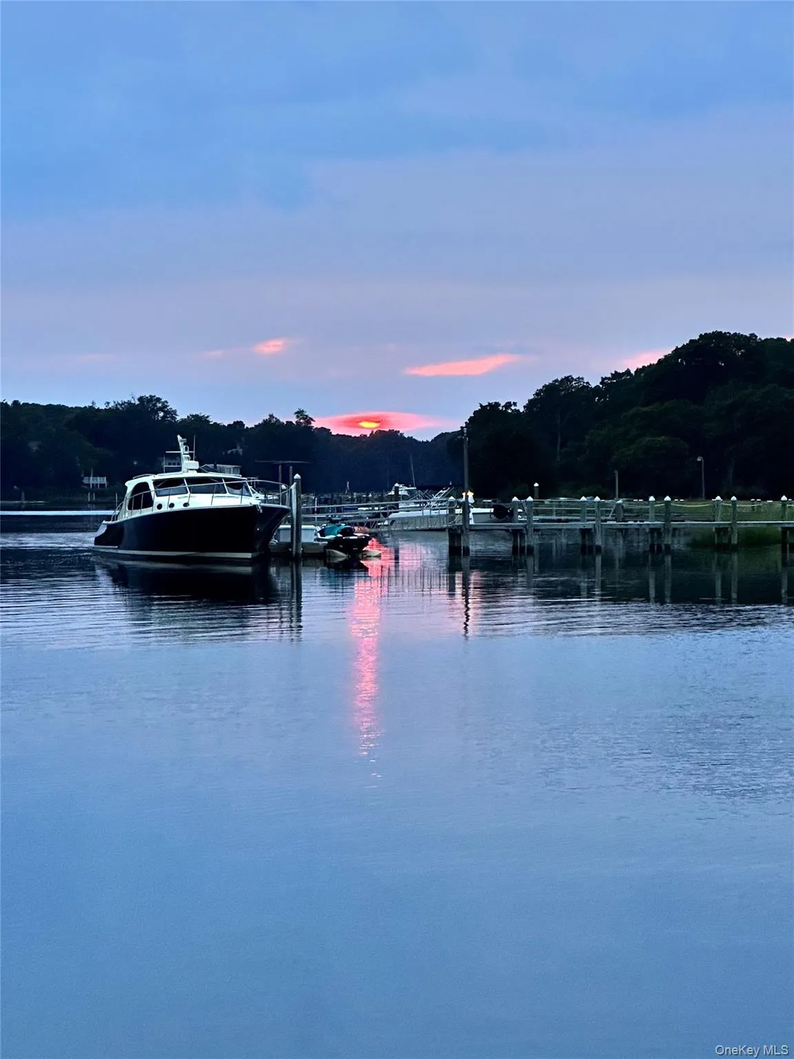 Water view with a dock Water view with a dock