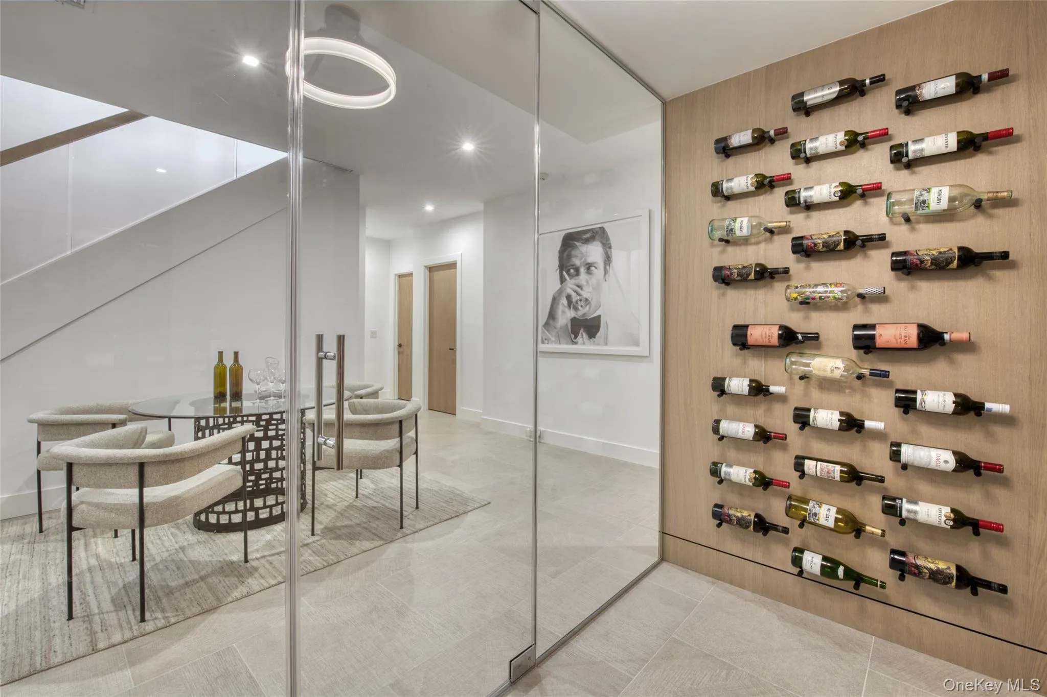 Wine area featuring recessed lighting Wine area featuring recessed lighting