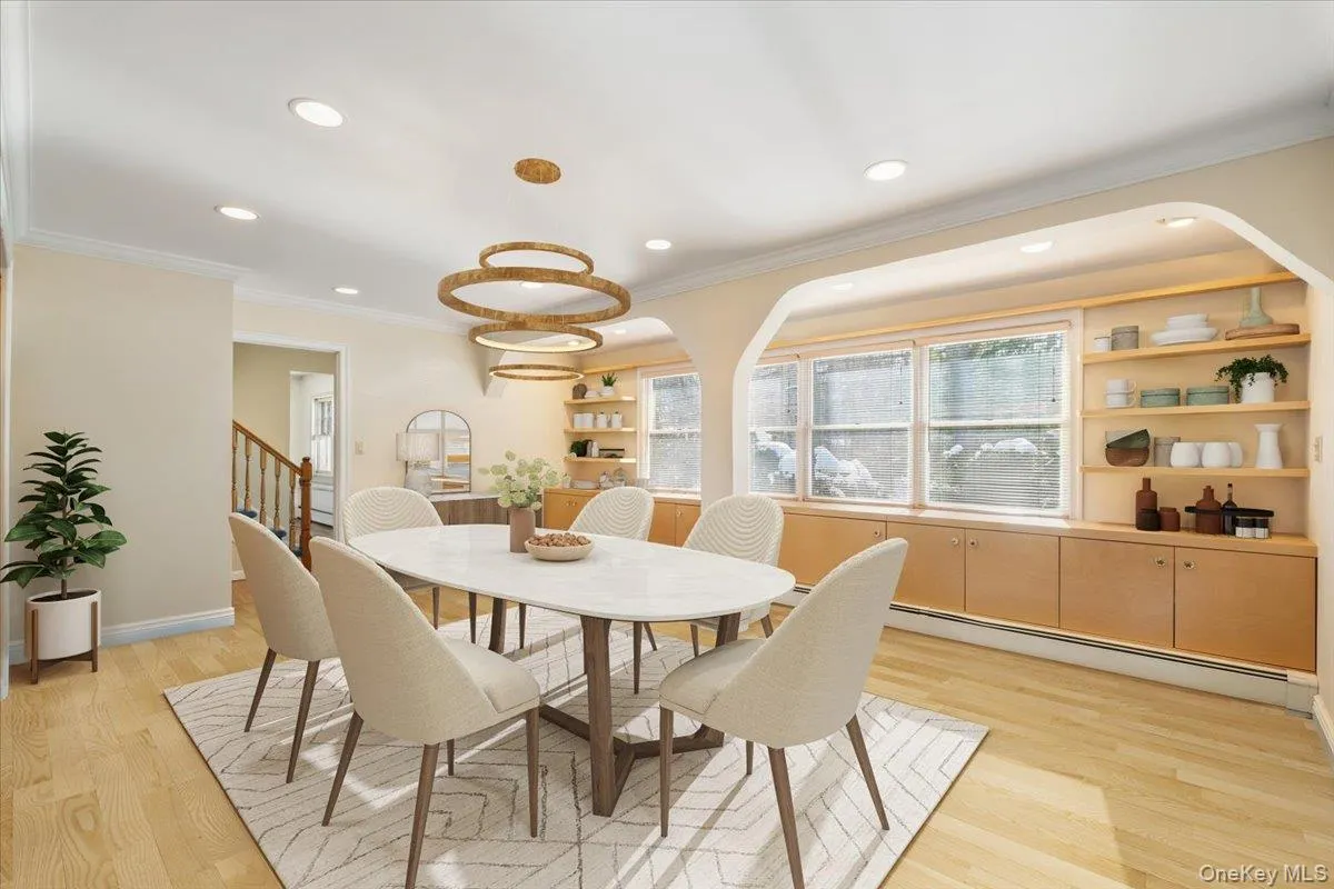 Virtually Staged dining room Virtually Staged dining room