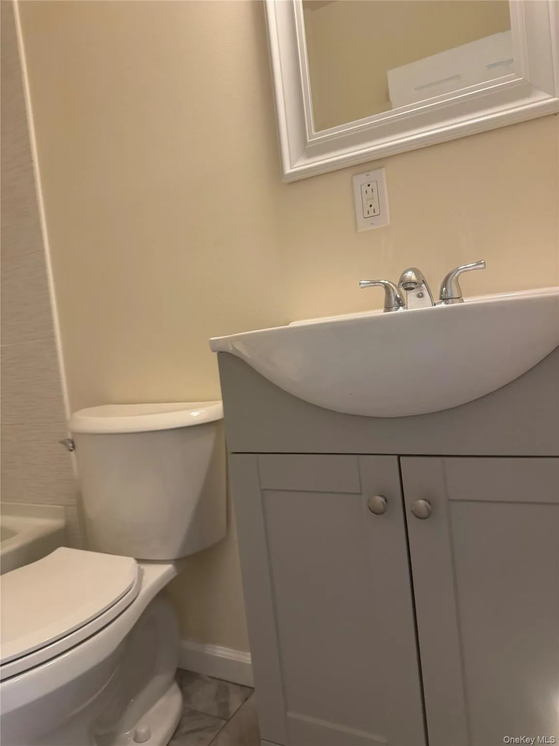 Bathroom with vanity and toilet Bathroom with vanity and toilet