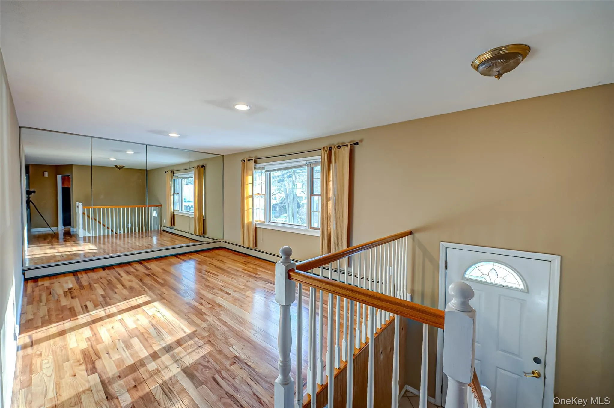 Entryway with hardwood / wood-style flooring Entryway with hardwood / wood-style flooring
