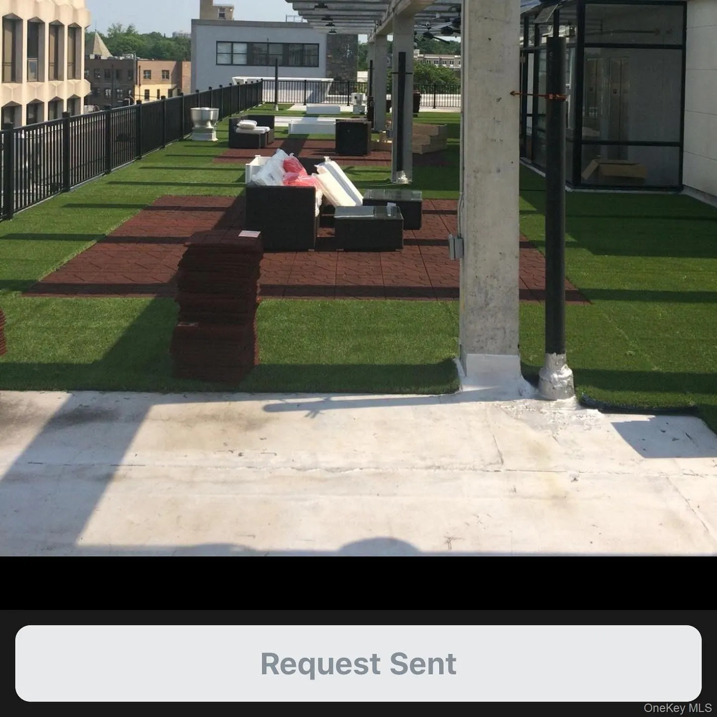 View of community with an outdoor living space and a patio area View of community with an outdoor living space and a patio area