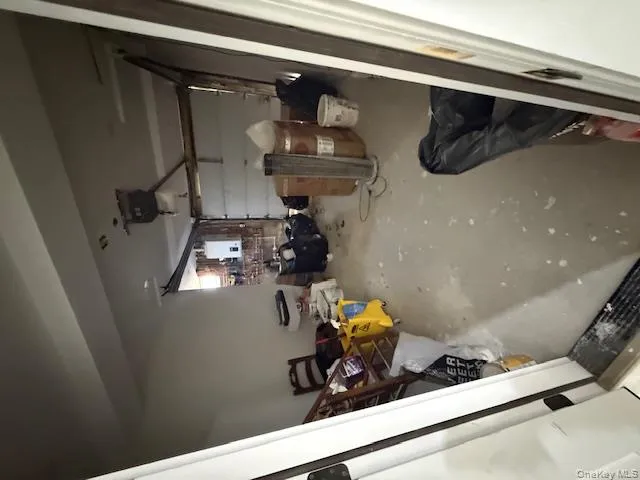 Garage featuring a garage door opener Garage featuring a garage door opener