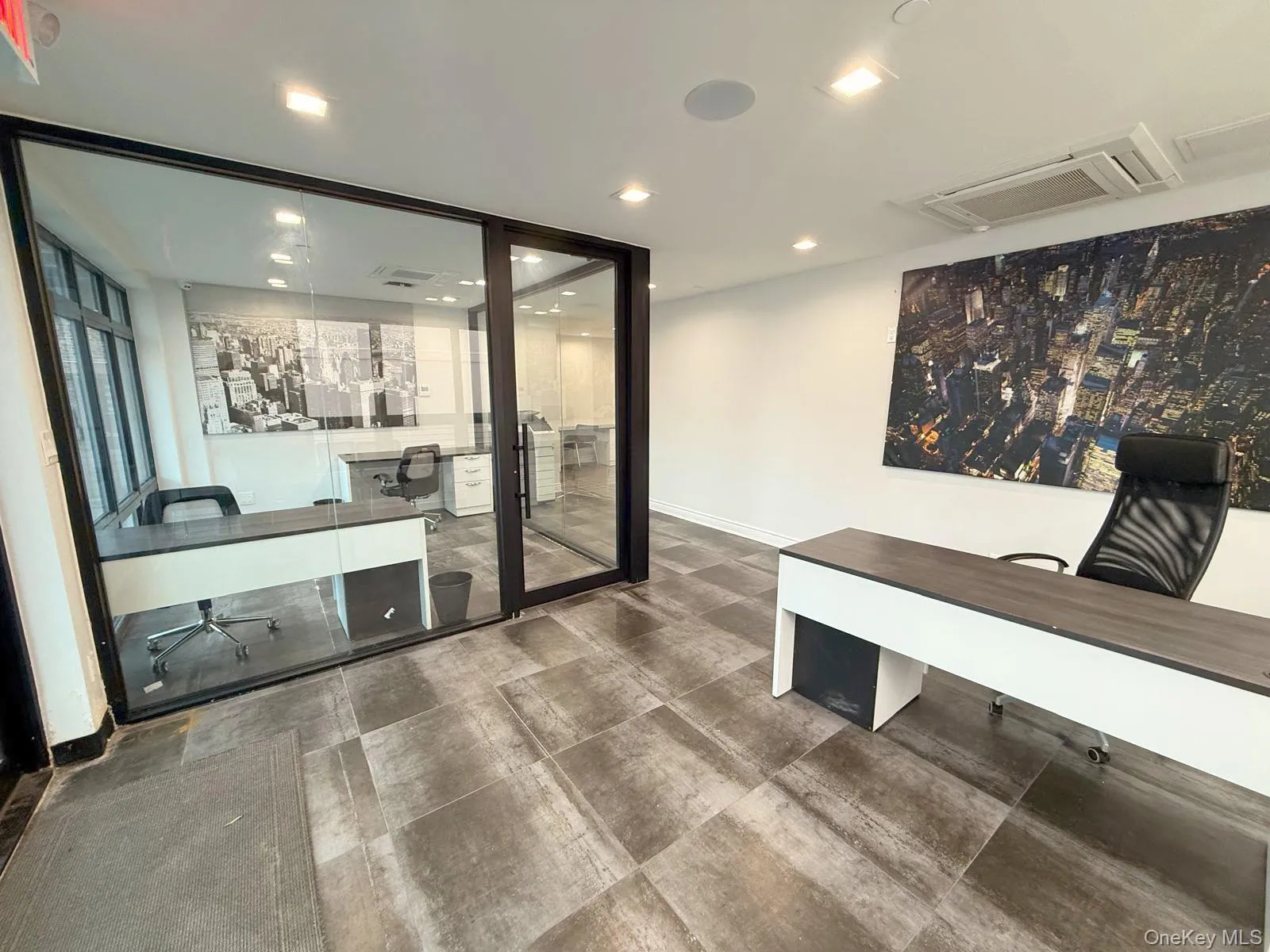 Unfurnished office with recessed lighting Unfurnished office with recessed lighting