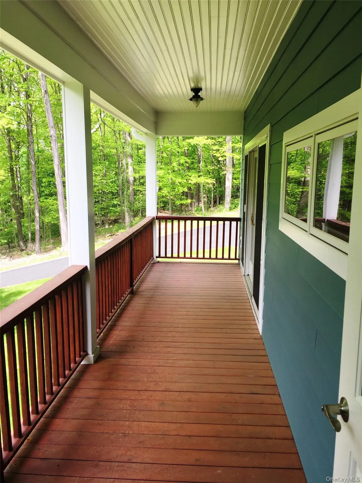 View of wooden porch View of wooden porch