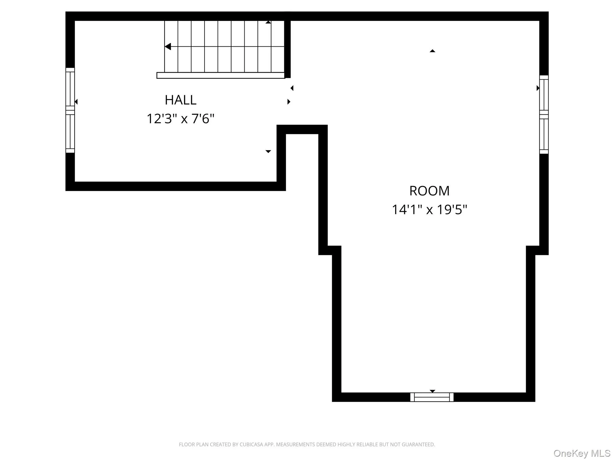 Attic floor plan Attic floor plan