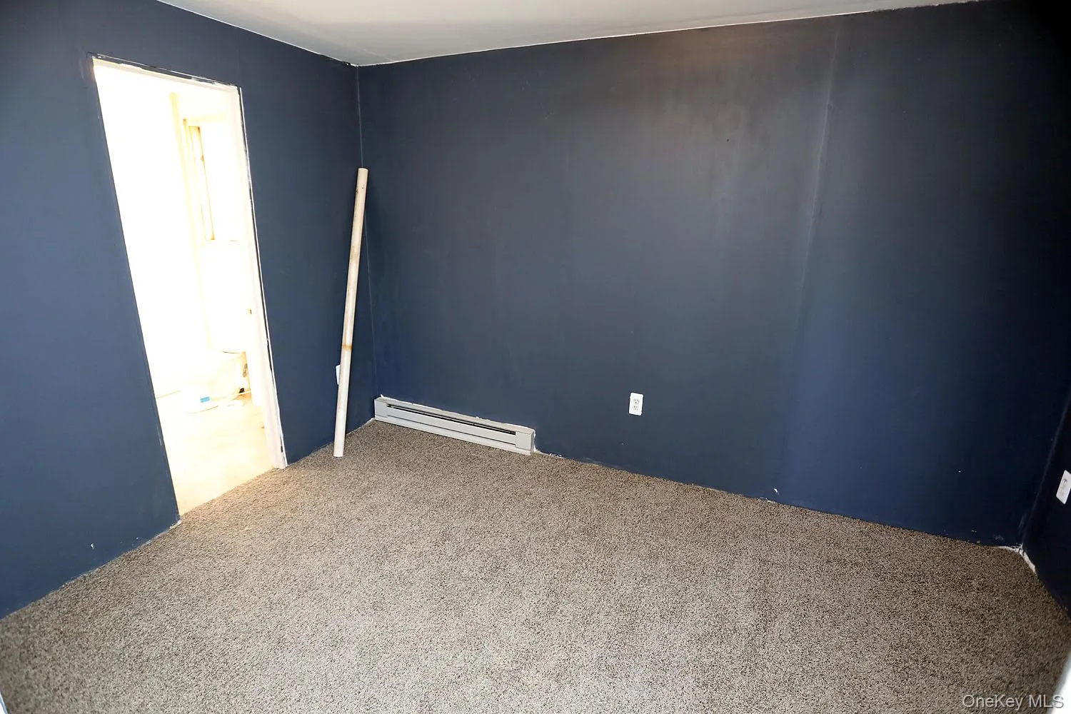 Bedroom in apartment with carpet floors Bedroom in apartment with carpet floors