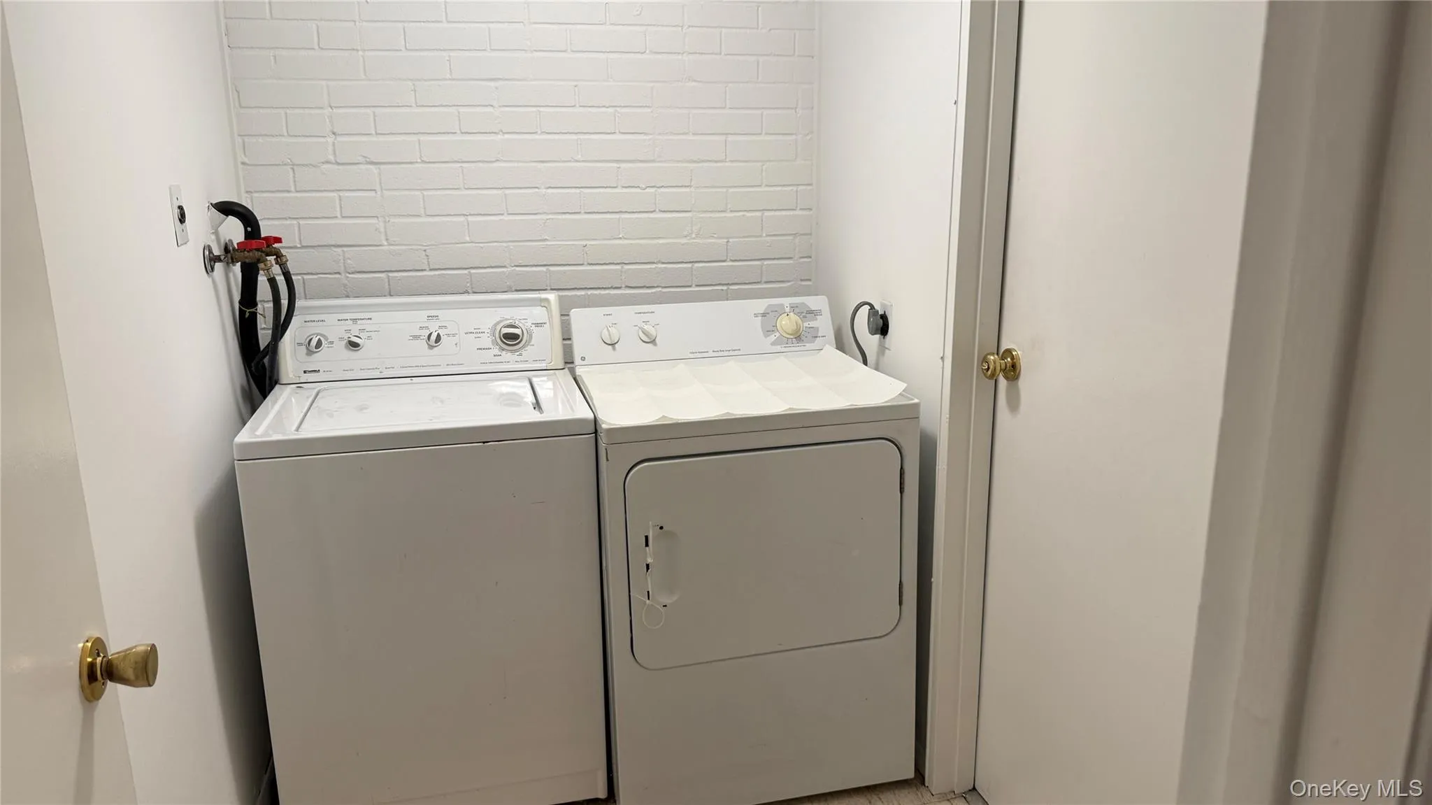 Laundry area with washing machine and dryer, Laundry area with washing machine and dryer,