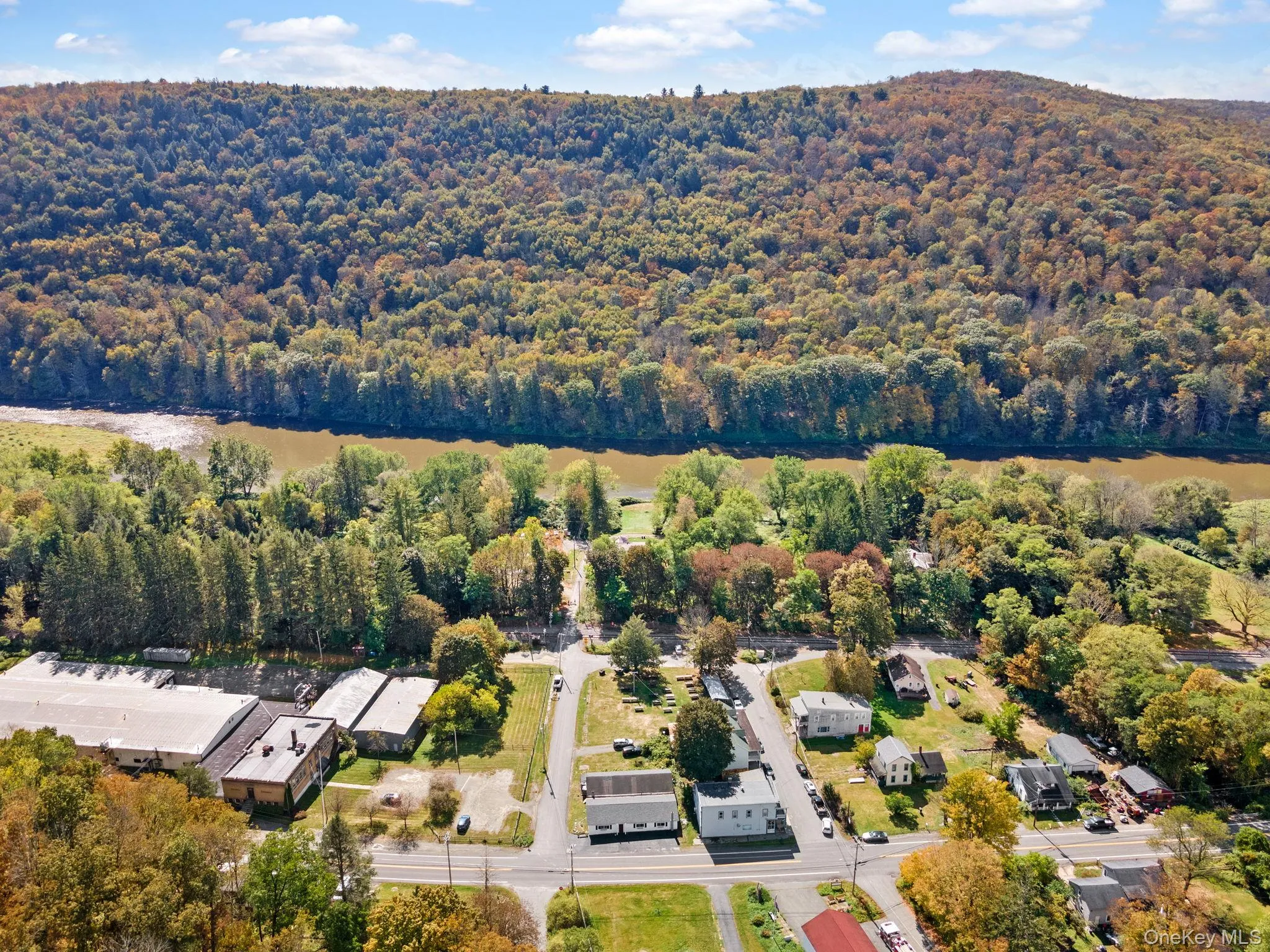 Bird's eye view of a heavily wooded area Bird's eye view of a heavily wooded area