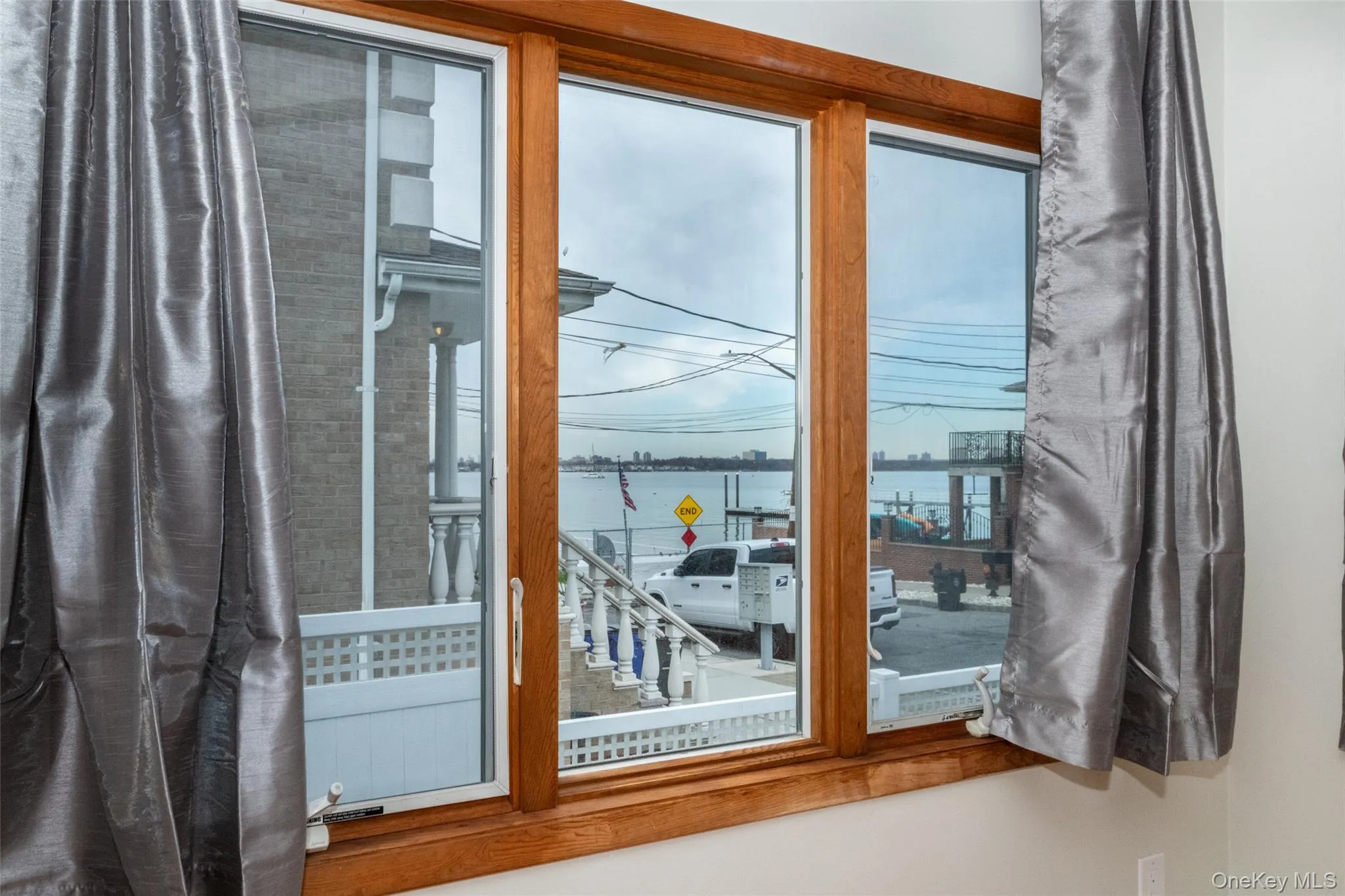 Doorway to outside with a water view Doorway to outside with a water view