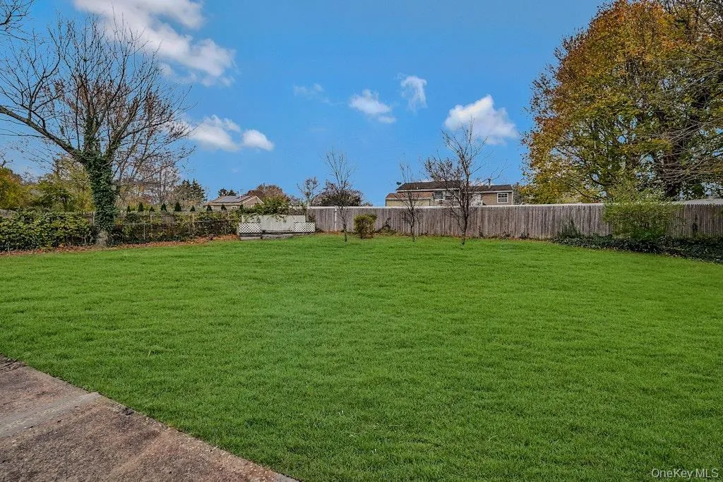 View of fenced backyard View of fenced backyard