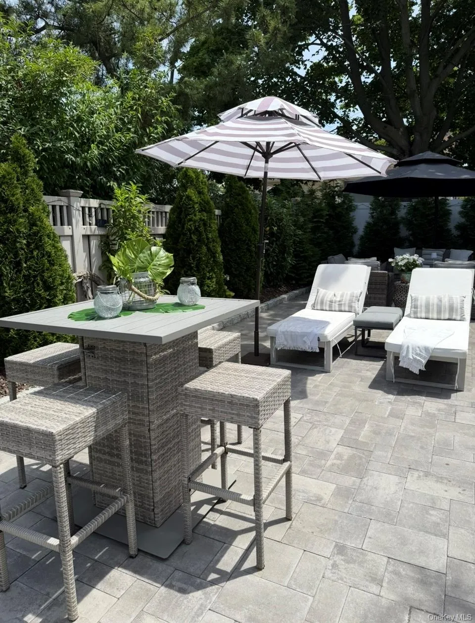 View of patio featuring outdoor dining space View of patio featuring outdoor dining space