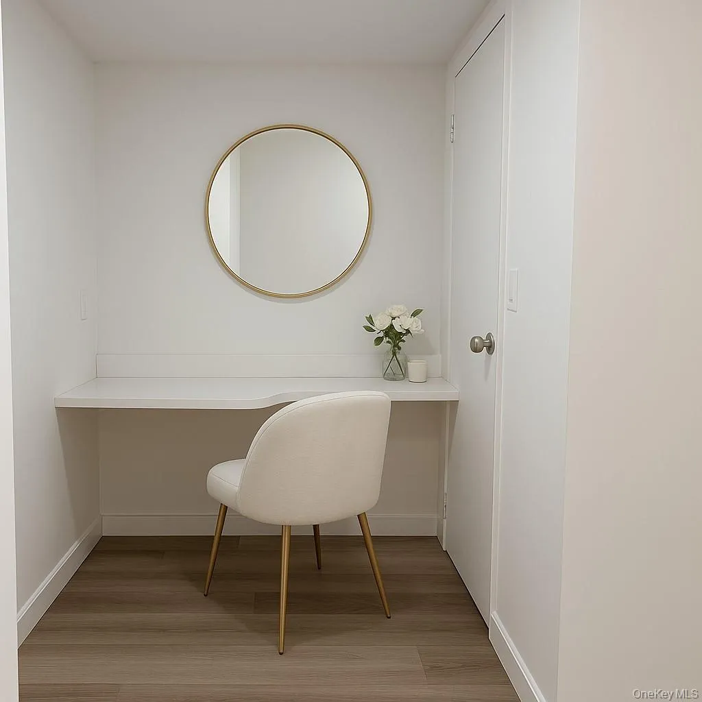 Virtually Staged Primary Bedroom Dressing Area Virtually Staged Primary Bedroom Dressing Area