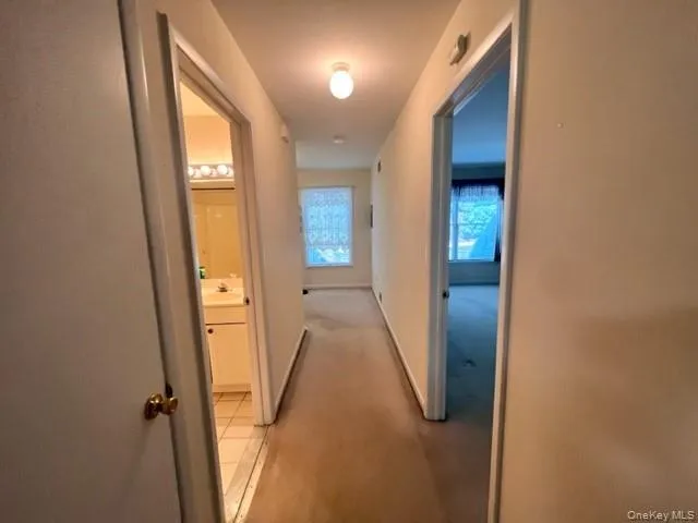 Hallway, view from the living room Hallway, view from the living room