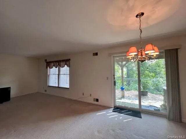 View of sliders from dining area View of sliders from dining area