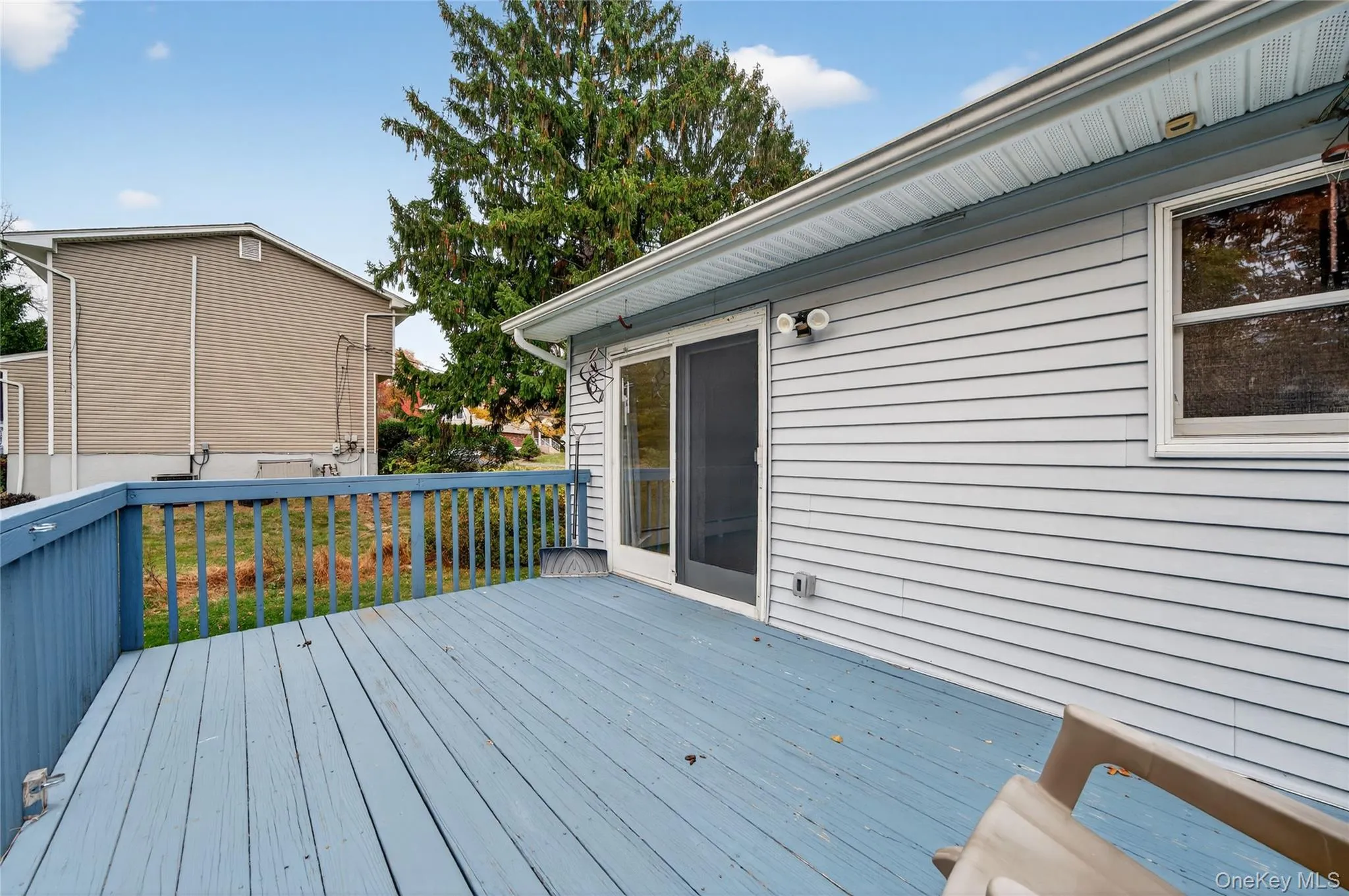 View of wooden terrace View of wooden terrace