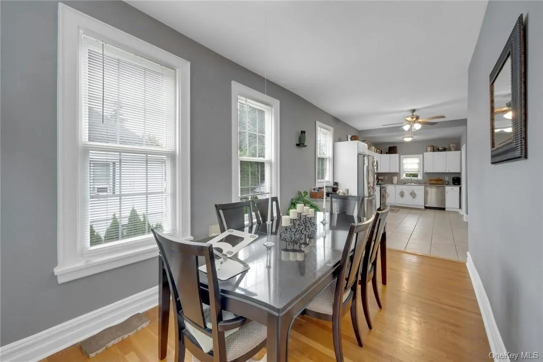 Dining/Living room looking back at kitchen Dining/Living room looking back at kitchen