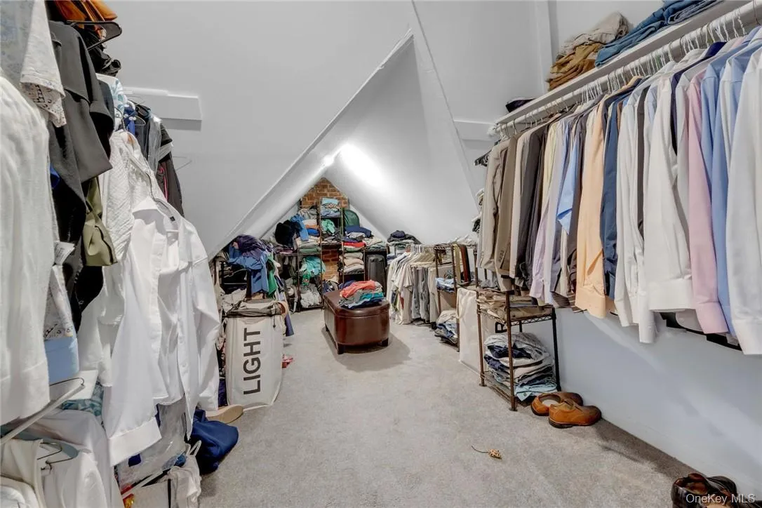 Upper level enormous walk in closet Upper level enormous walk in closet