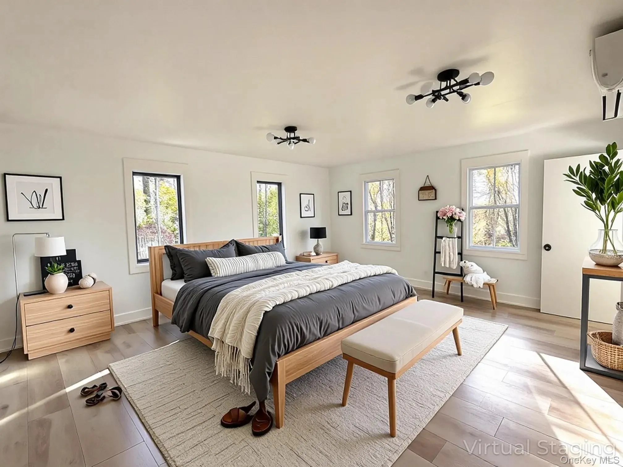 Primary Bedroom Virtually Staged Primary Bedroom Virtually Staged