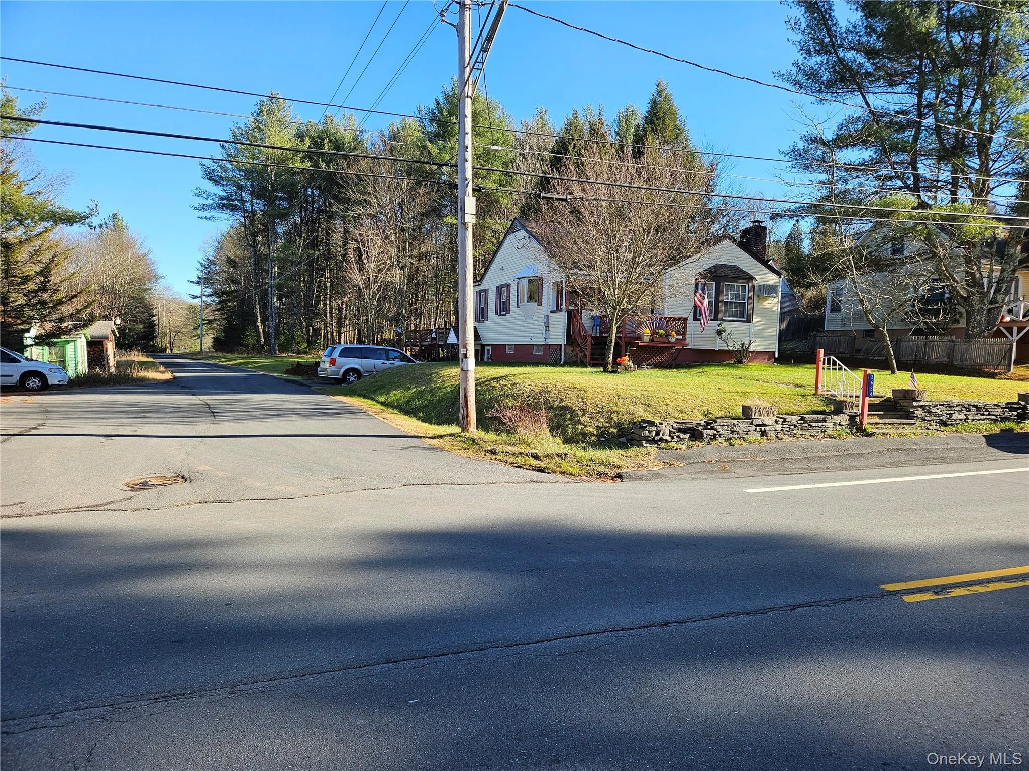 Front of home Corner RT 55 & Flower Ave. Front of home Corner RT 55 & Flower Ave.