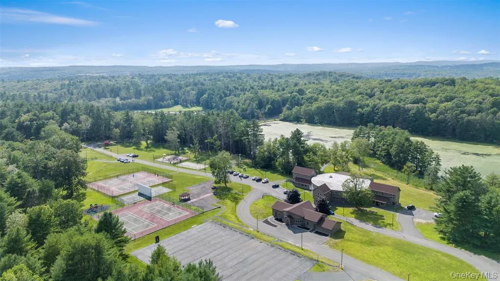 Aerial view of a heavily wooded area Aerial view of a heavily wooded area
