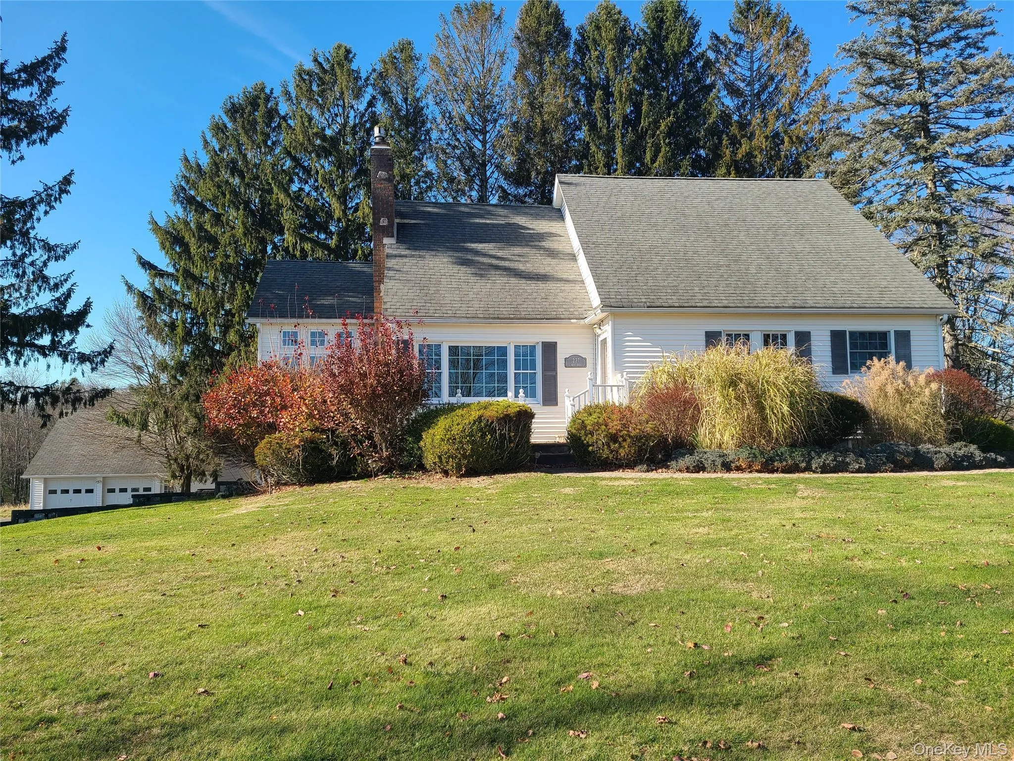 New England style home with beautiful property New England style home with beautiful property