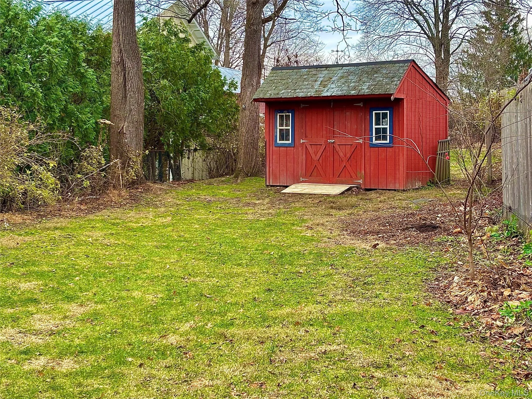 Backyard and shed Backyard and shed