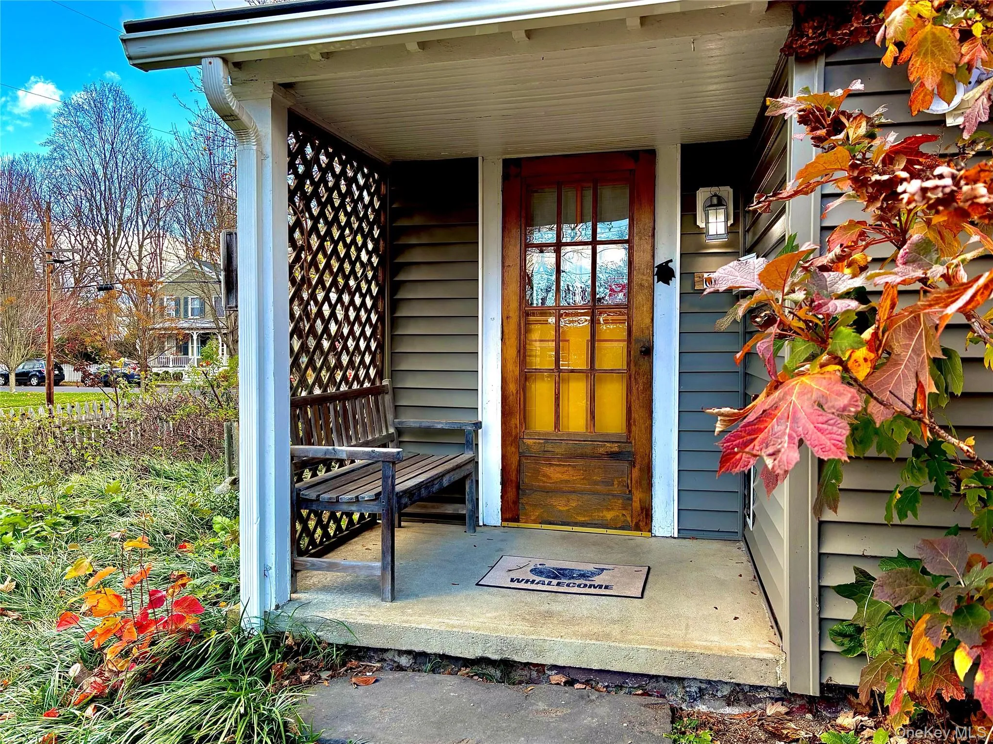 Front porch entrance Front porch entrance