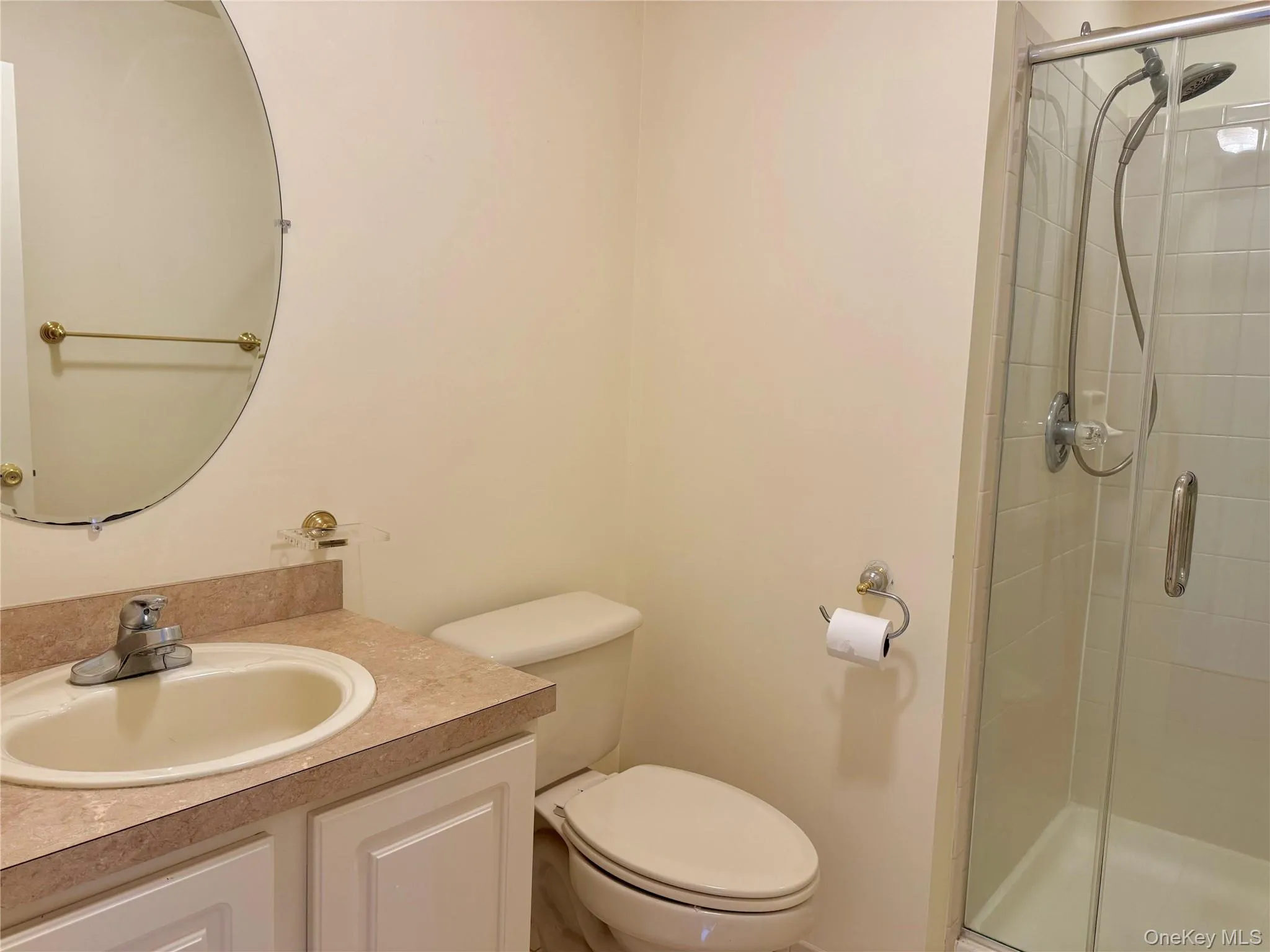 Full Bath with a stall shower and vanity Full Bath with a stall shower and vanity