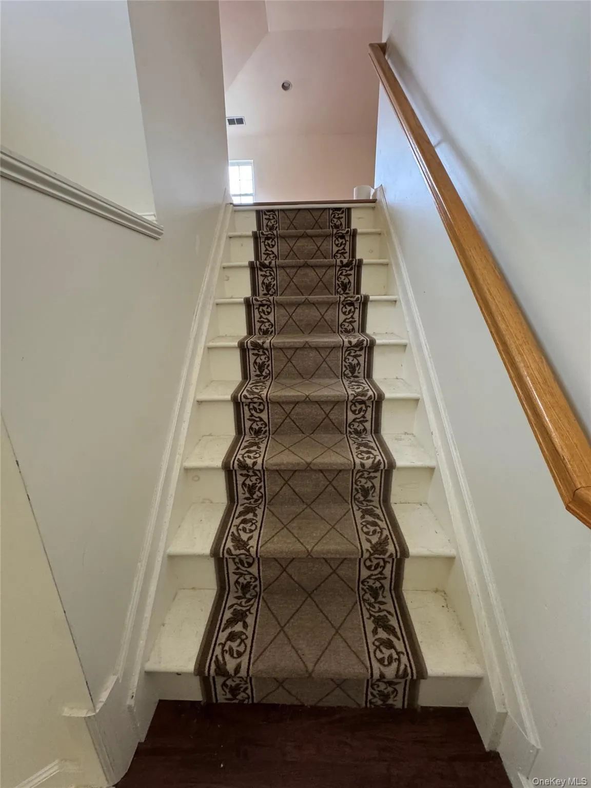 Stairway leads to entire upper level living space Stairway leads to entire upper level living space