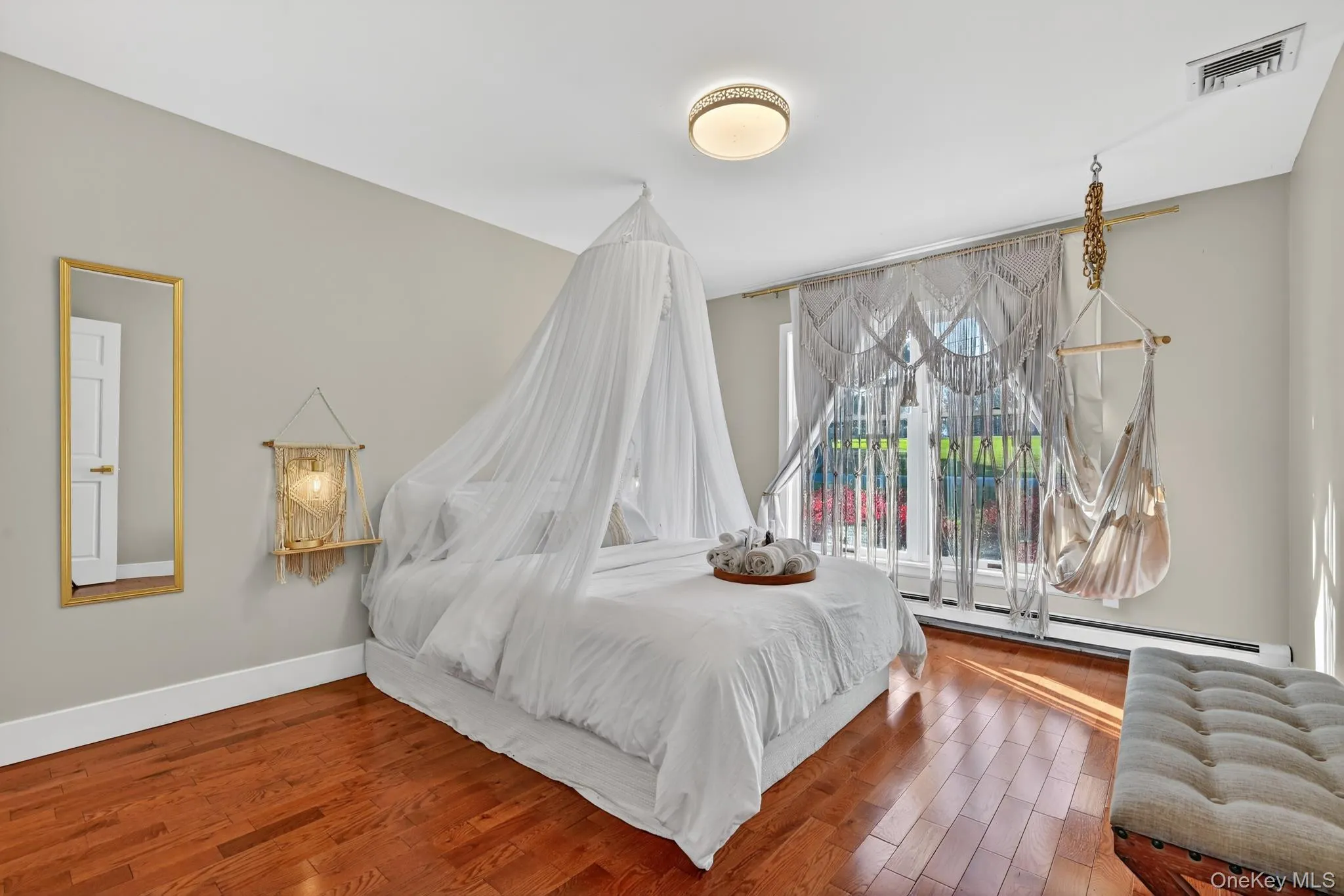 Bedroom #2 with large window for natural light Bedroom #2 with large window for natural light