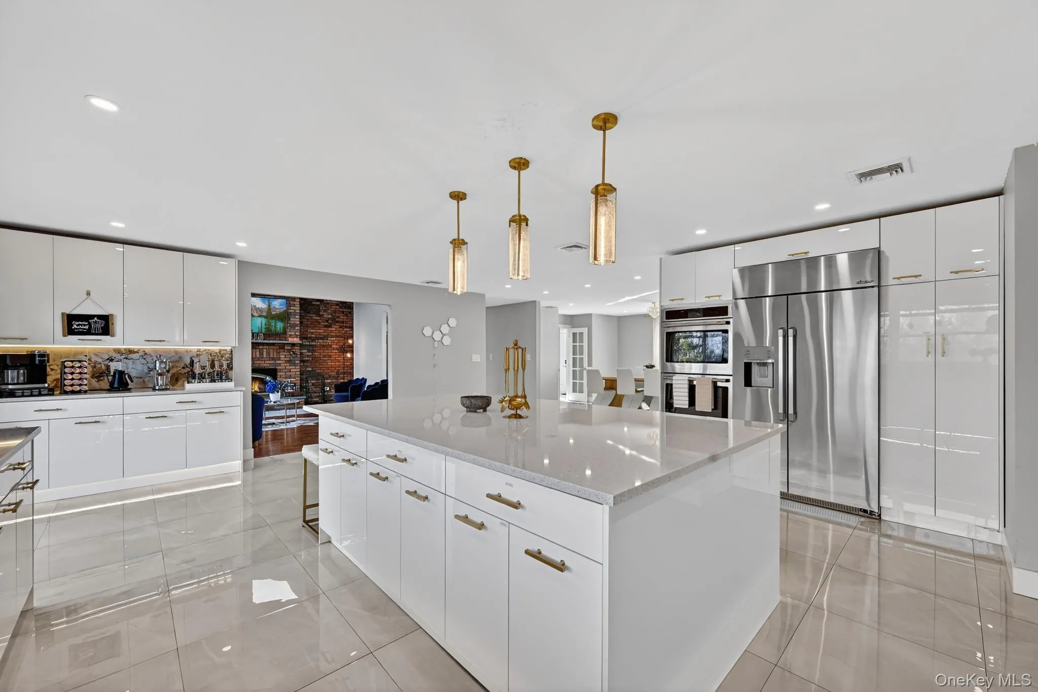 Coffee Bar and Center Island Coffee Bar and Center Island