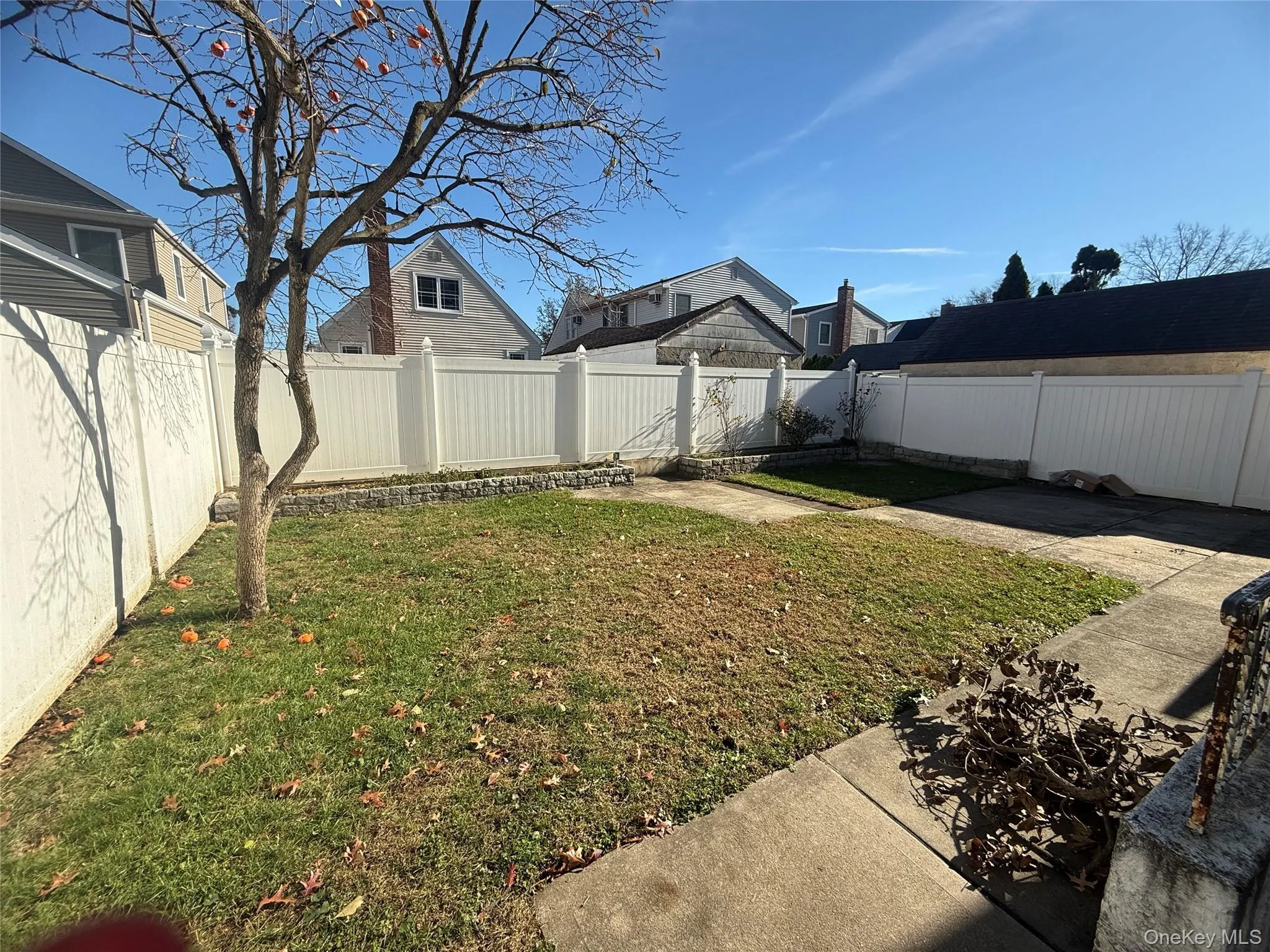 View of fenced backyard View of fenced backyard