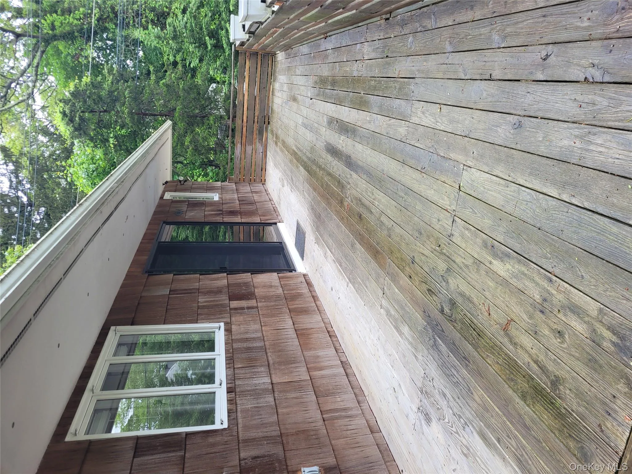 View of wooden terrace View of wooden terrace