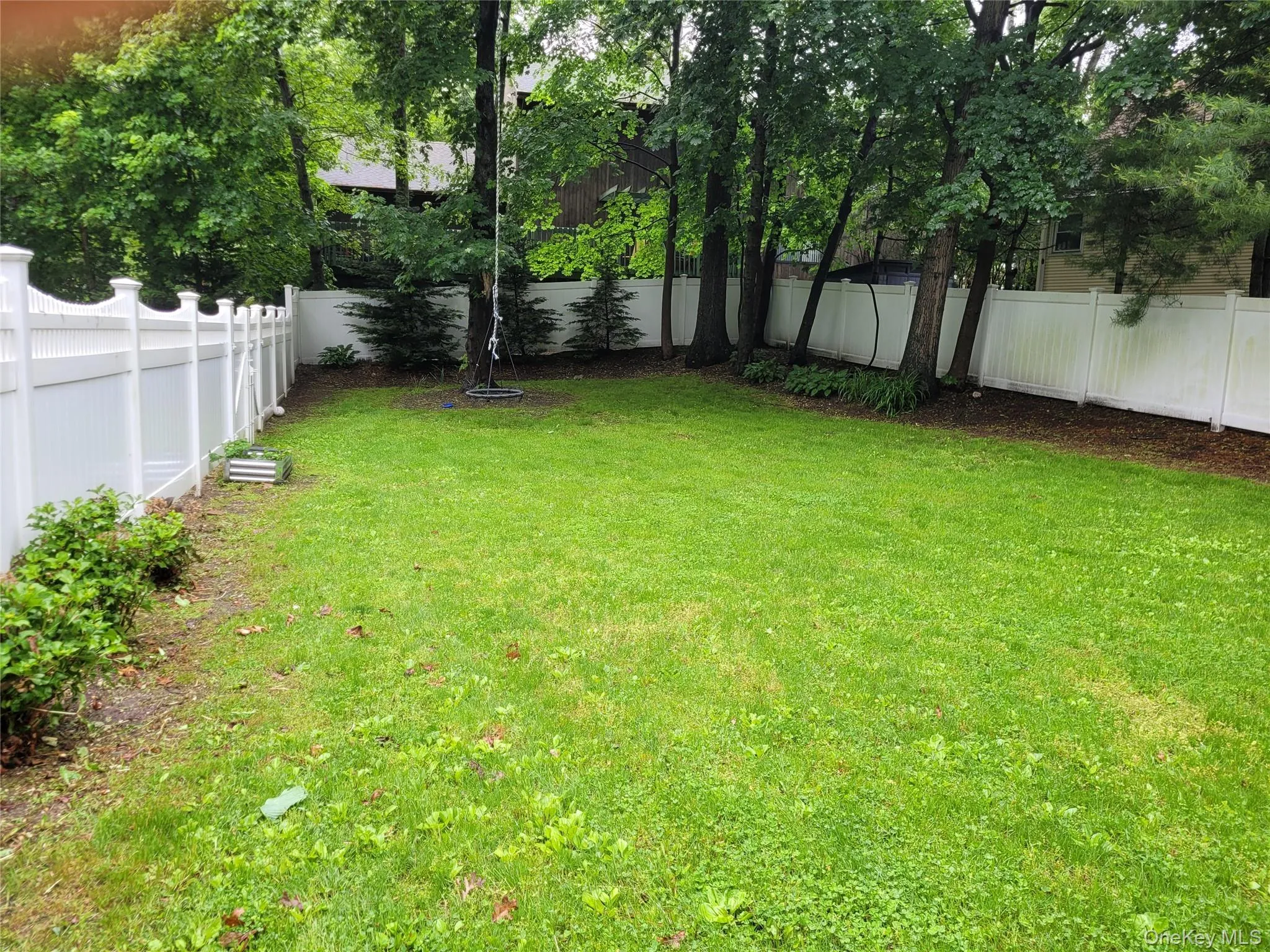 View of fenced backyard View of fenced backyard